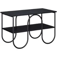 vidaXL TV-meubel 80 x 40 x 50 cm Zwart eiken Bewerkt hout