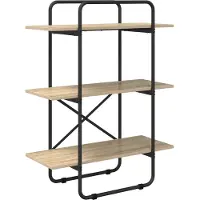 vidaXL Boekenplank 3-laags 80 x 35 x 105 cm PB Sonoma Eiken