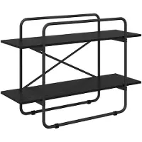 vidaXL Boekenplank 2-laags 100 x 35 x 70 cm PB Zwart eiken