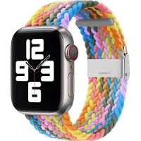 Mobigear Braided - Apple Watch Series 1 (42mm) Bandje Nylon Klemsluiting