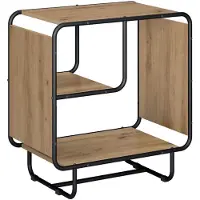 vidaXL Dressoir Artisanaal eiken 60 x 37.5 x 64.5 cm Bewerkt hout