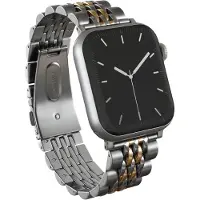 Burga Stalen bandje voor de Apple Watch | 38/40/41/42 mm - Platinum Gold
