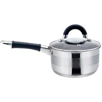 KINGHOFF stalen pot met deksel 0,5l 12cm KH1253