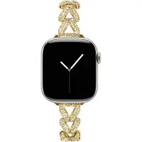 IDEAL OF SWEDEN Delicate Chain Watch Band voor de Apple Watch | 38/40/41/42 mm - Gold Sparkle