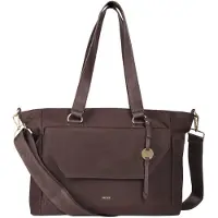 Mosz Laptop Shopper Bag Denise 15.6'' Donker Bruin