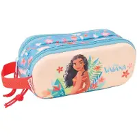 Safta Double 3D Vaiana Etui, Blauw. Mannen, één maat