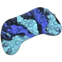 Markenlos Beschermhoes in de vorm van een gamecontroller – Blauwe, zachte hoes in de vorm van een controller, sensorisch speelgoed voor gamers, jongens en meisjes