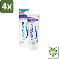 Sensodyne Tandpasta Gum Protection 75 ml - Voordeelverpakking - 4 stuks - Gevoelige tanden - Tandvleesbescherming