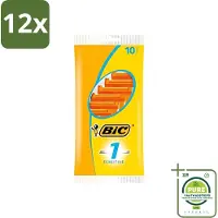 BIC - Scheermesjes - Sensitive - Enkel Mesje - Wegwerpmesjes - 10 Scheermesjes - Voordeelverpakking - 12 stuks - Scheermesje - Wegwerpscheermesje