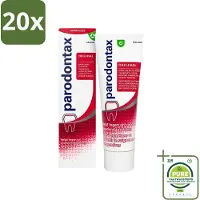 Parodontax 20 x - Tandpasta - Original - Versterkt Tandvlees & Verwijdert Tandplak - 75 ml - Grootverpakking - Tandpasta - Bloedend Tandvlees - Tandplak - Tandvleesontsteking - Fluoride