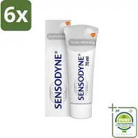Sensodyne - Tandpasta - Gentle Whitening - Voor Gevoelige Tanden - 75 ml - Voordeelverpakking - 6 stuks - Gevoelige tanden - Tandpasta