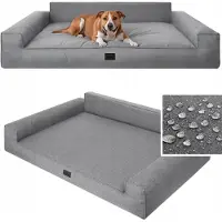 PillowPrim Hondenmand Glamour L 79x54cm - Waterdicht & Duurzaam - Wasbare schoffels