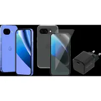 Google Pixel 10a 128GB Blauw 5G + Compleet Accessoirepakket