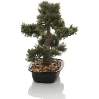 Hjh OFFICE Kunstplant/kunstboom BONSAI 44 cm groen