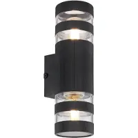 Globo Design wandlamp Hayes zwart
