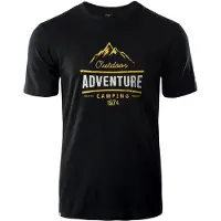 Hi-tec Lore T-shirt Met Korte Mouwen Zwart 2XL Man
