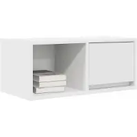 vidaXL Tv-meubel 60x31x25,5 cm bewerkt hout wit