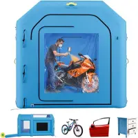 Vevor Opblaasbare Spuitcabine 4x2,5x2,5 m Spuitcabine Verftent Blauw