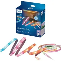 Philips Smart Lighting Led Strip - Lengte: 10m (5+5) Rgbic Gekleurd En Instelbaar Wit Licht Muzieksynchronisatie Werkt Met De WIZ App Wifi