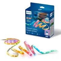 Philips Smart Lighting - LED strip - Lengte: 10m - RGBICWW - Gekleurd en instelbaar wit licht - Muzieksynchronisatie - Werkt met de WiZ app - Wifi