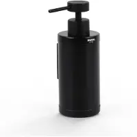 HUSH. Living HUSH Living - Zeepdispenser - 250ml - Wandmontage - Inclusief Bevestigingsmateriaal - Ruimtebesparend & Netjes - Zwart