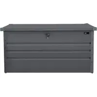 Axi Miles metalen Opbergbox 400 Antraciet - 132x60x62cm