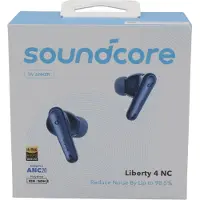 Anker Liberty 4 Draadloze Oordopjes - Noise Cancelling - Blauw