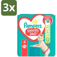 Pampers 3 x – Luierbroekjes – Baby Dry Pants Maat 4 – 25 Luiers - Baby Luier - Droge Luier - Luier Voor Baby - Luier Maat 4 - Luier Voor 9-14 Kg