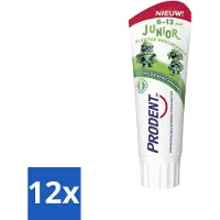 Prodent 12 x – Tandpasta Glazuurbeschermer – Kids 6+ – 75 ml - Glazuurbeschermende Tandpasta - Kindertandpasta - Gaatjespreventie - Fluoride - Wisselgebit
