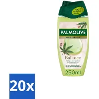 Palmolive 20 x – Douchegel – Nourish & Revive – 500 ml - Douchegel - Voedende Douchegel - Verzorgende Douchegel - Melkbestanddelen - Fruitextracten