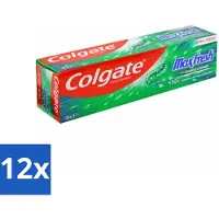 Colgate 12 x Tandpasta Maxfresh Cleanmint 100 ml - Tandpasta - Tanden Reinigen - Tandsteen Verwijderen - Tandbederf Bestrijden - Frisse Adem