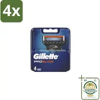 Gillette - Fusion5 ProGlide – Scheermesjes – Navulmesjes – 4 Mesjes - Voordeelverpakking - 4 stuks - Gladheid - Comfort