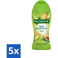 Palmolive 5 x – Douchegel – Skin Radiance Avocado Honey – 250 ml - Koffie - Koffiezetapparaat - Koffiezetapparaat Met Automatische Functie