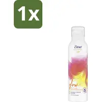 Dove 1 x – Douche- & Scheerschuim – Bath Therapy Glow – 200 ml - Douche En Scheerschuim - Huidverzorging - Niacinamide - Stralende Huid - Huidbarrière
