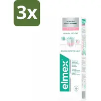 Elmex 3 x Tandpasta Sensitive Professional Gum Care 75 ml - Gevoelige Tanden - Tandpasta - Gevoeligheid - Tandarts Aanbevolen - PRO-ARGIN Technologie