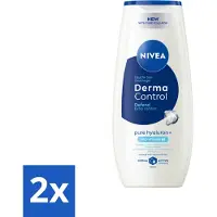 Nivea 2 x – Showergel – Derma Control Defend – 250 ml - Douchegel - Huidbescherming - Huidbarrière - Vitamine E - Mild Reinigen