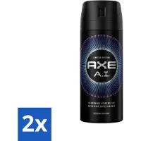 Axe 2 x - Limited Edition - Deodorant Bodyspray - A.I. - 150 ml - Deodorant - Bodyspray - - A.I. - Geur