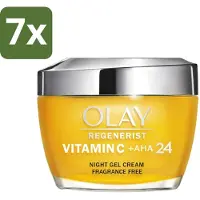 Olay 7 x - Vitamine C + AHA24 - Nachtcrème - Vernieuwend & Verhelderend - 50 ml - Nachtcrème - Vitamine C - Aha - Niacinamide - Verheldering
