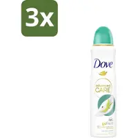 Dove 3 x – Deodorant Spray – Peer & Aloe Vera – 150 ml - Anti-transpirant Spray - Deodorant Spray - Peer En Aloë Vera - Zweetvermindering - Huidverzorging