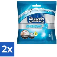 Wilkinson Sword 2 x - Wegwerpscheermesjes - 5 Scheermesje - Scheermesjes - Scheermes - Wegwerpscheermesjes - Scheermes Voor Mannen - Scheermesjes Voor Mannen