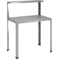 vidaXL Planttafel 80 x 50 x 104 cm Gegalvaniseerd staal zilver