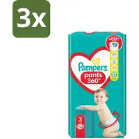 Pampers 3 x – Luierbroekjes – Pants Maat 3 – 56 Luiers - Luiers Voor Baby - Luierbroekjes - Luier Voor Baby - Luier Maat 3 - Luier Voor Actieve Baby