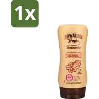 Hawaiian Tropic 1 x – Zonnebrand Lotion – Luminosity Medium SPF15 – 180 ml - Zonbescherming - Zonnebrandlotion - SPF15 - Huidbescherming - Uitdroging Voorkomen