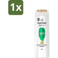 Pantene 1 x - Shampoo - Smooth & Silky - Voor Glad en Zijdezacht Haar - 400 ml - Zijdezacht Haar - Glad Haar - Hydraterend Haar - Haar Verzorging - Haar Verzorging Droog Haar
