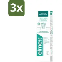 Elmex 3 x Tandpasta Sensitive Professional 75 ml - Gevoelige Tanden - Tandgevoeligheid - Tandpasta - Pro-Argin - Tandhalscariës