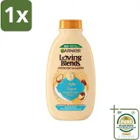 Garnier 1 x Loving Blends Rijke Argan Shampoo 300 ml- Argan Shampoo - Arganolie - Droog Haar - Onhandelbaar Haar - Haarvoeding