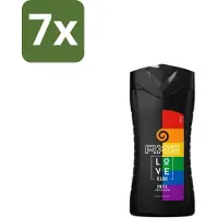 Axe 7 x – Bodywash – Unite Love Is Love – 250 ml - Douchegel - Africa - Frisheid - Schuim - Reiniging
