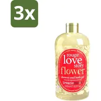 Treaclemoon 3 x – Bad- & Douchegel – Rouge Love Story – 500 ml - Bad En Douchegel - Geur - Bad En Douchegel - Geur - Bad En Douchegel