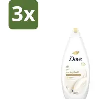 Dove 3 x – Badcrème – Soft – 720 ml - Douchegel - Zachte Reiniging - Zijdezachte Huid - Glycerine - Schuim