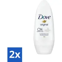 Dove 2 x Original - Deodorant Roll-on - 50 ml - Deodorant - Antitranspirant - - Roll-on - Alcoholvrij